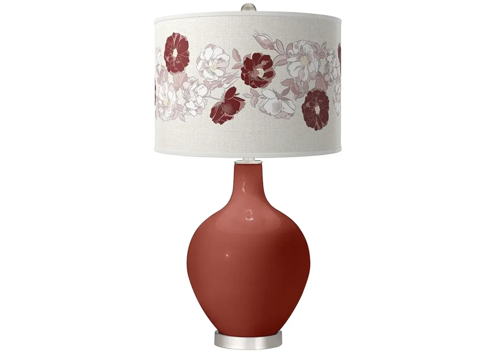 Madeira Rose Bouquet Ovo Table Lamp