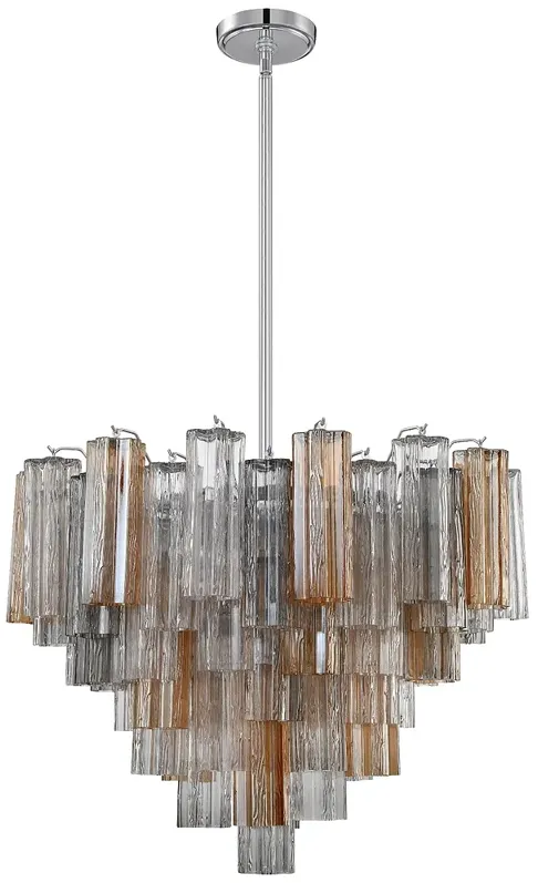 Addis 12 Light Polished Chrome Chandelier