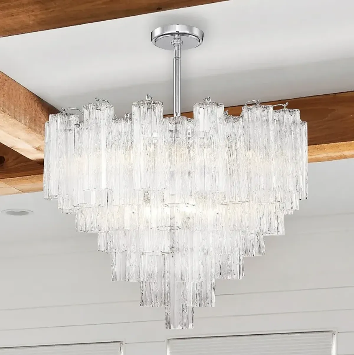 Addis 12 Light Polished Chrome Chandelier