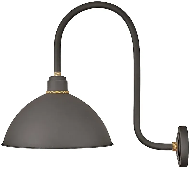 Foundry 23 3/4" High Museum Bronze Outdoor Wall Light