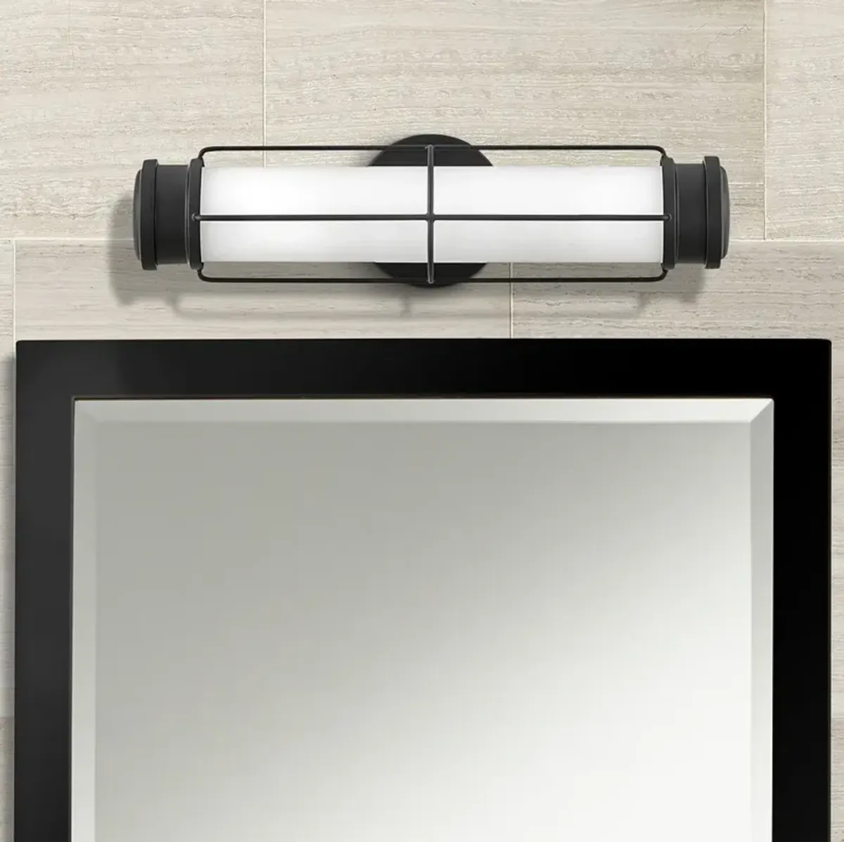 Hinkley Saylor 17" Wide Black LED Bath Light