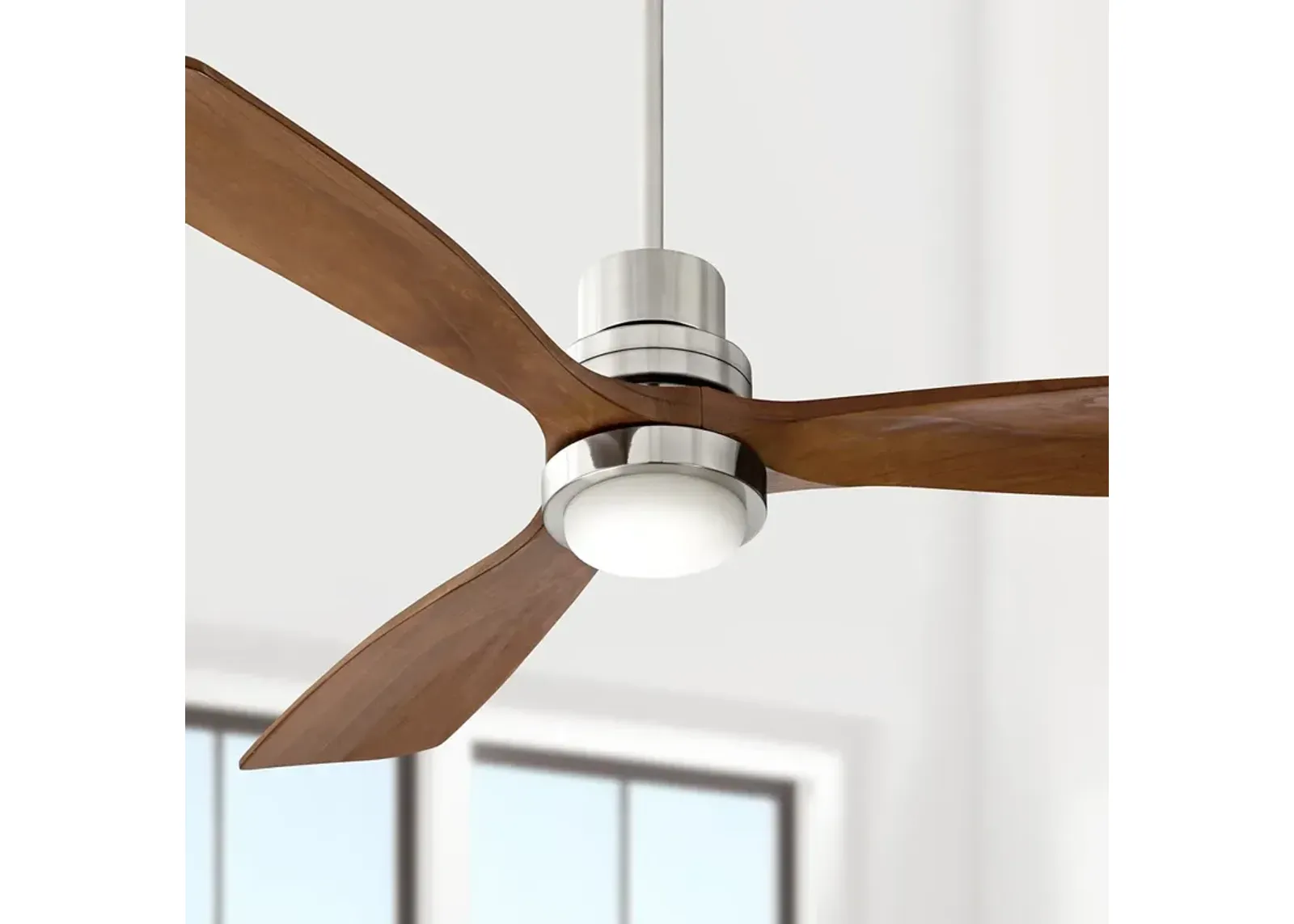 52" Casa Delta DC Brushed Nickel CCT LED Ceiling Fan with Remote