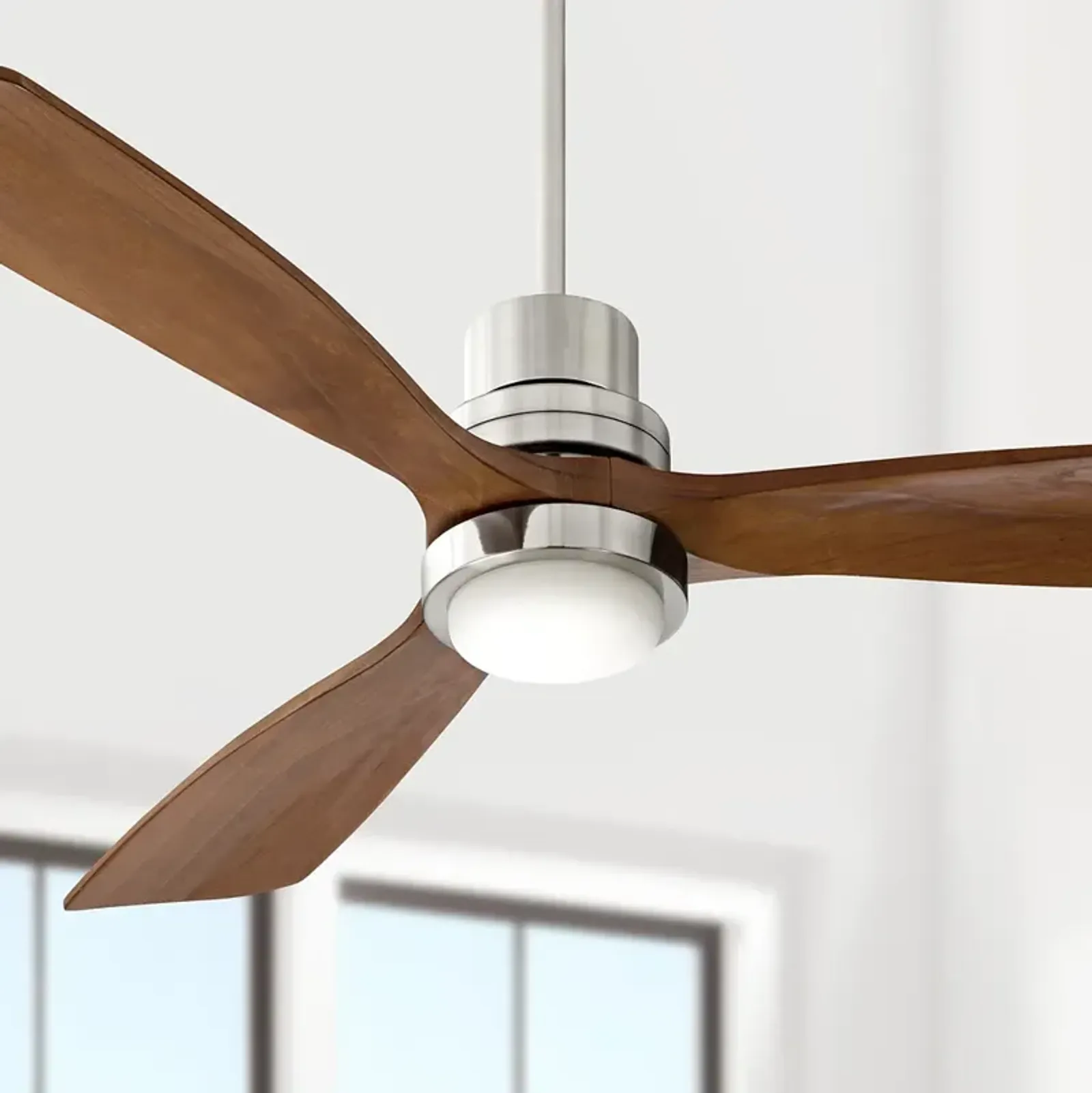 52" Casa Delta DC Brushed Nickel CCT LED Ceiling Fan with Remote