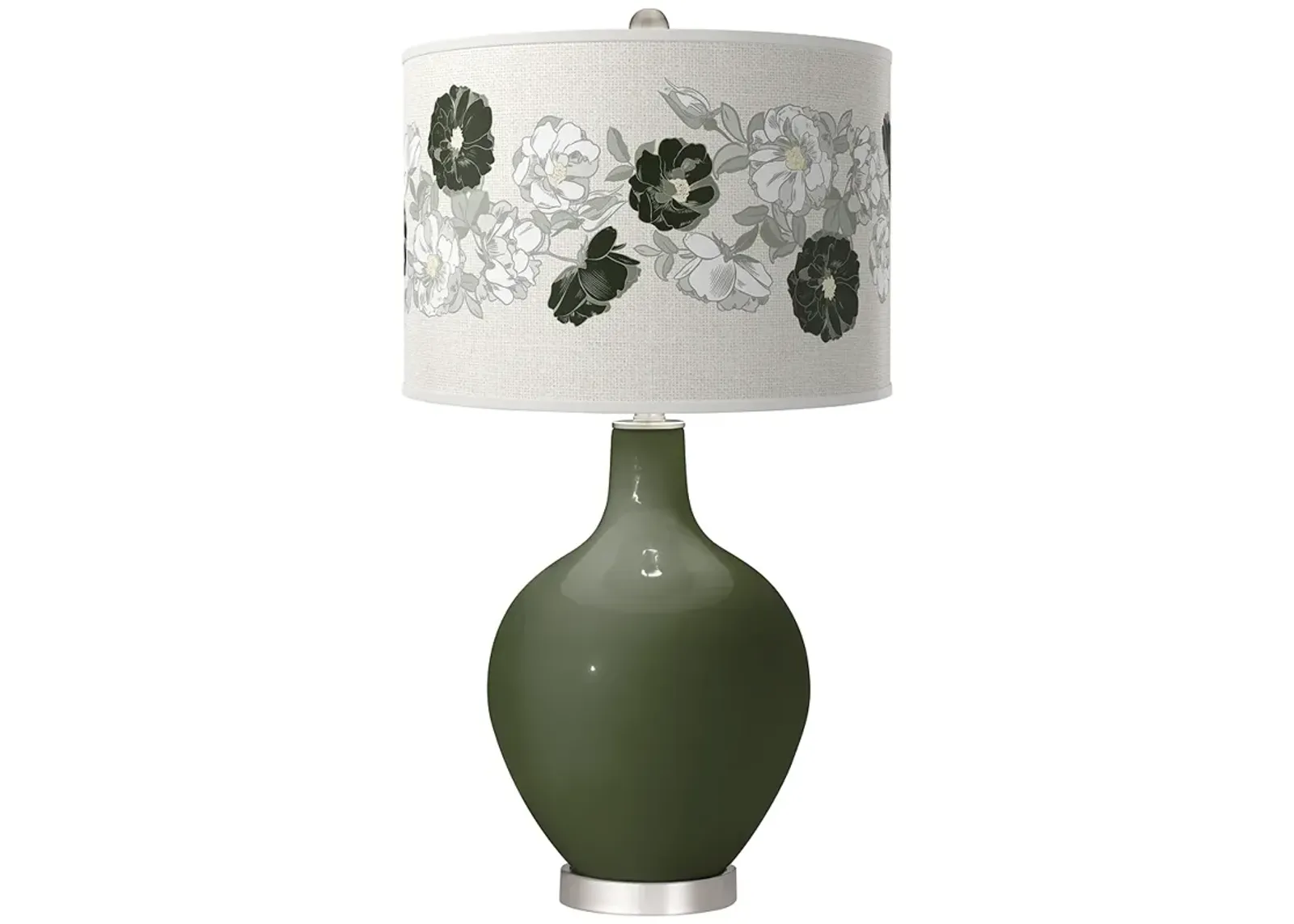 Secret Garden Rose Bouquet Ovo Table Lamp