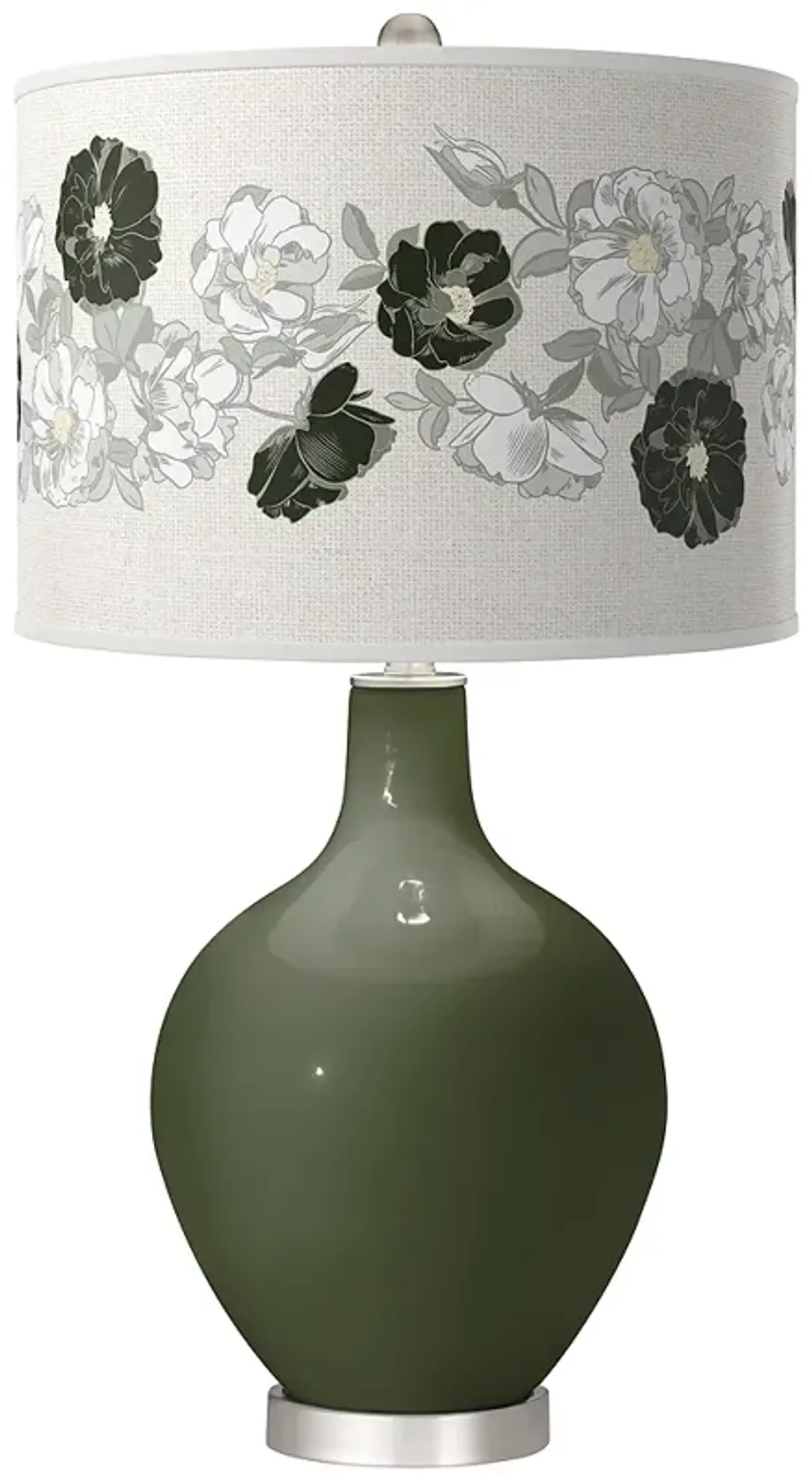 Secret Garden Rose Bouquet Ovo Table Lamp