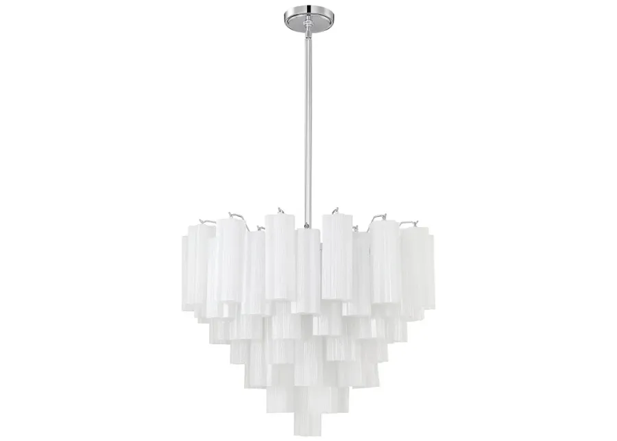 Addis 12 Light Polished Chrome Chandelier