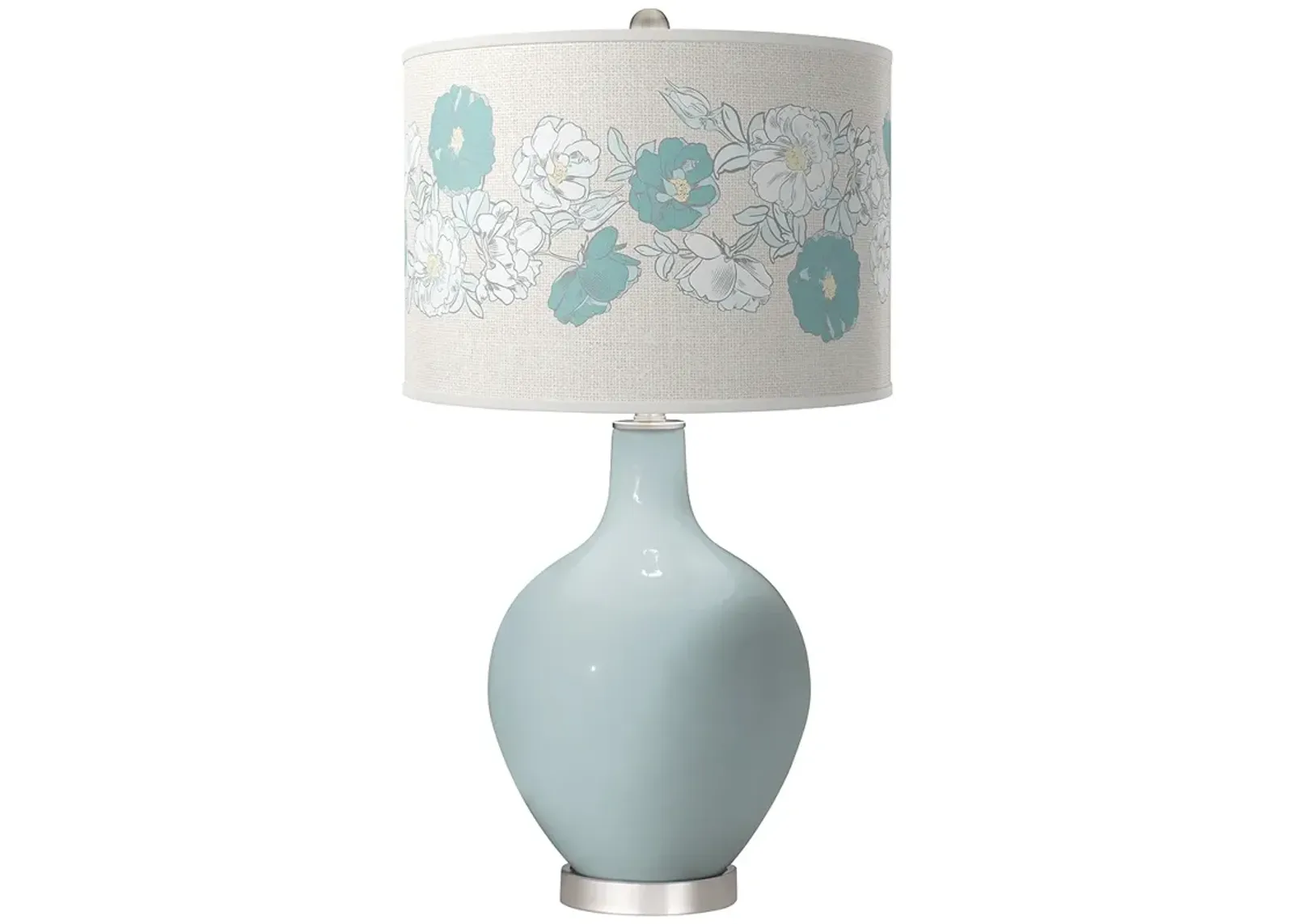 Rain Rose Bouquet Ovo Table Lamp