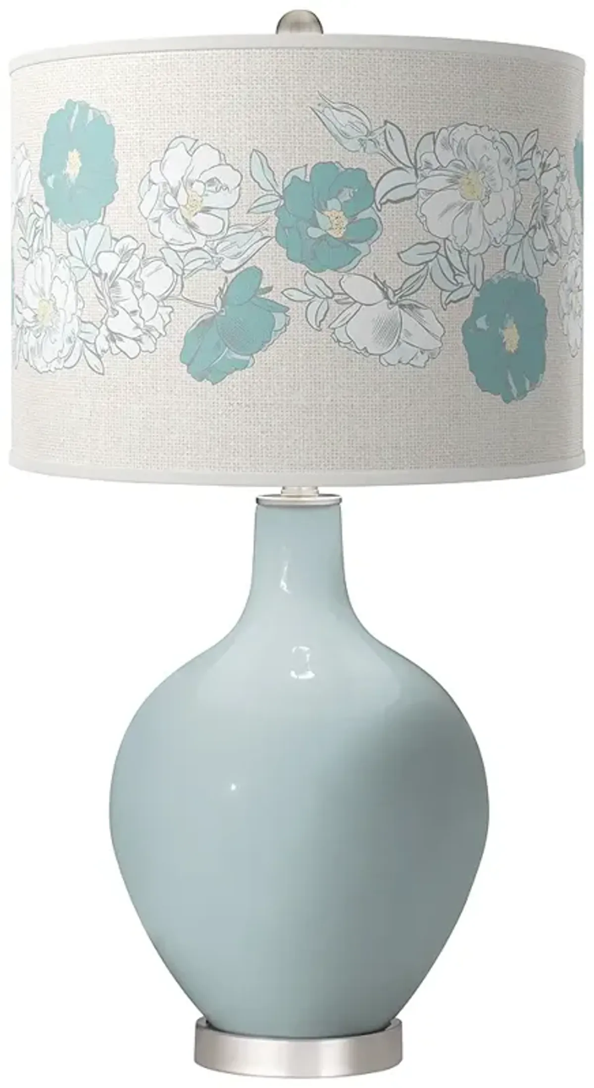 Rain Rose Bouquet Ovo Table Lamp