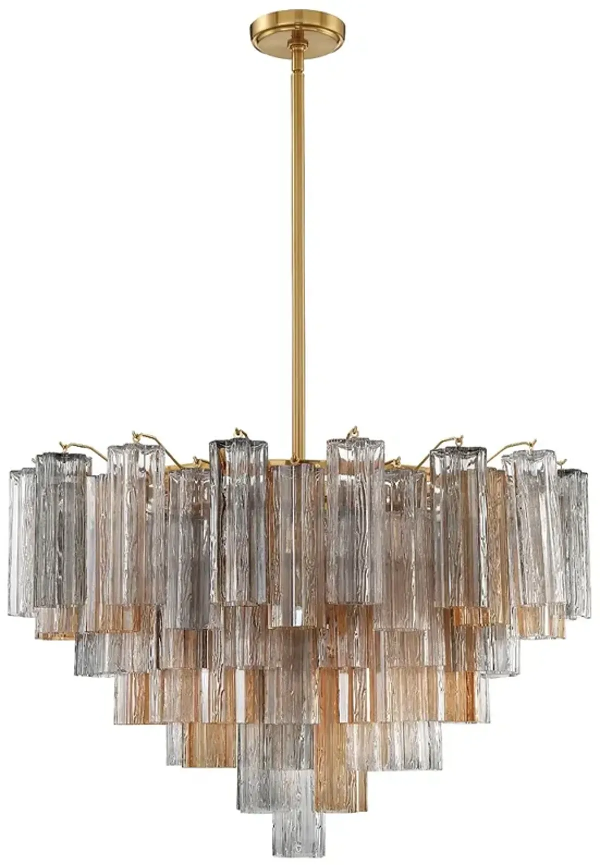 Addis 16 Light Aged Brass Chandelier