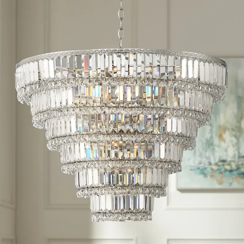 Vienna Full Spectrum Magnificence 28 1/2" 21-Light Crystal Chandelier