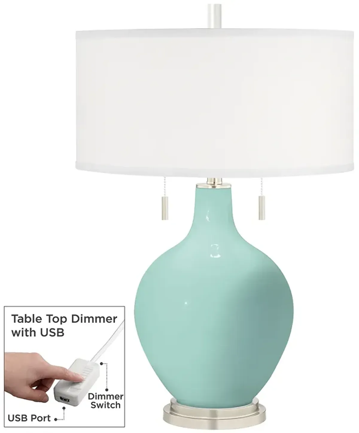 Cay Toby Table Lamp with Dimmer