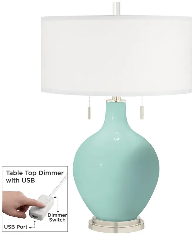 Cay Toby Table Lamp with Dimmer