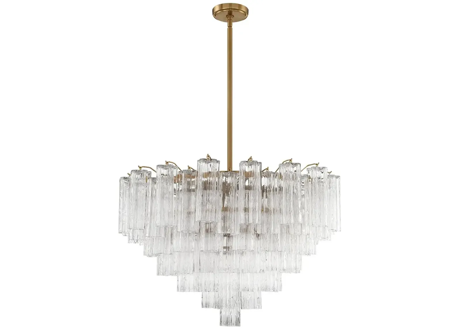 Addis 16 Light Aged Brass Chandelier