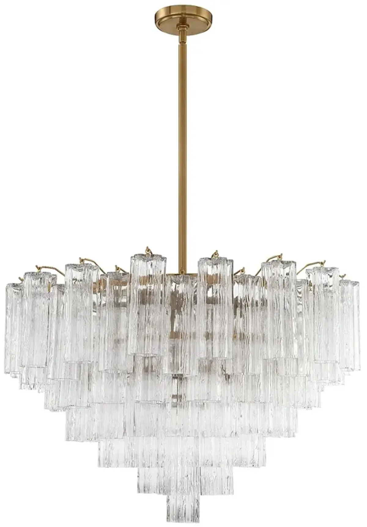 Addis 16 Light Aged Brass Chandelier