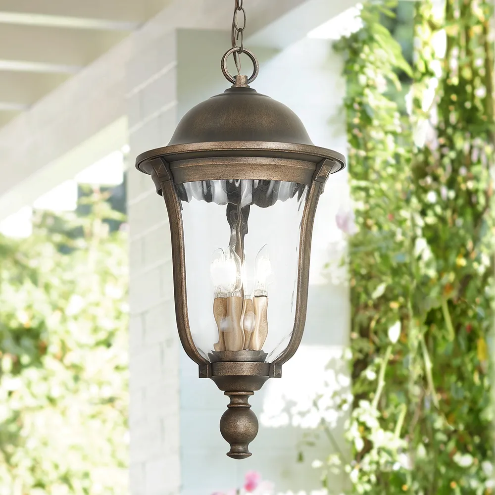 Havenwood 25 1/4" H Tavira Bronze and Silver Outdoor Hanging Light