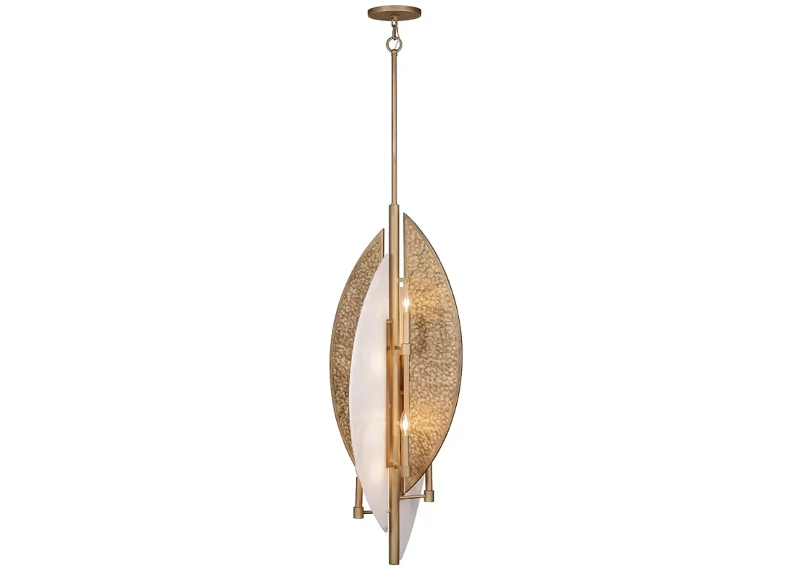 Minka-Lavery Saint Martin by Robin Baron 8-Light Ashen Gold Pendant