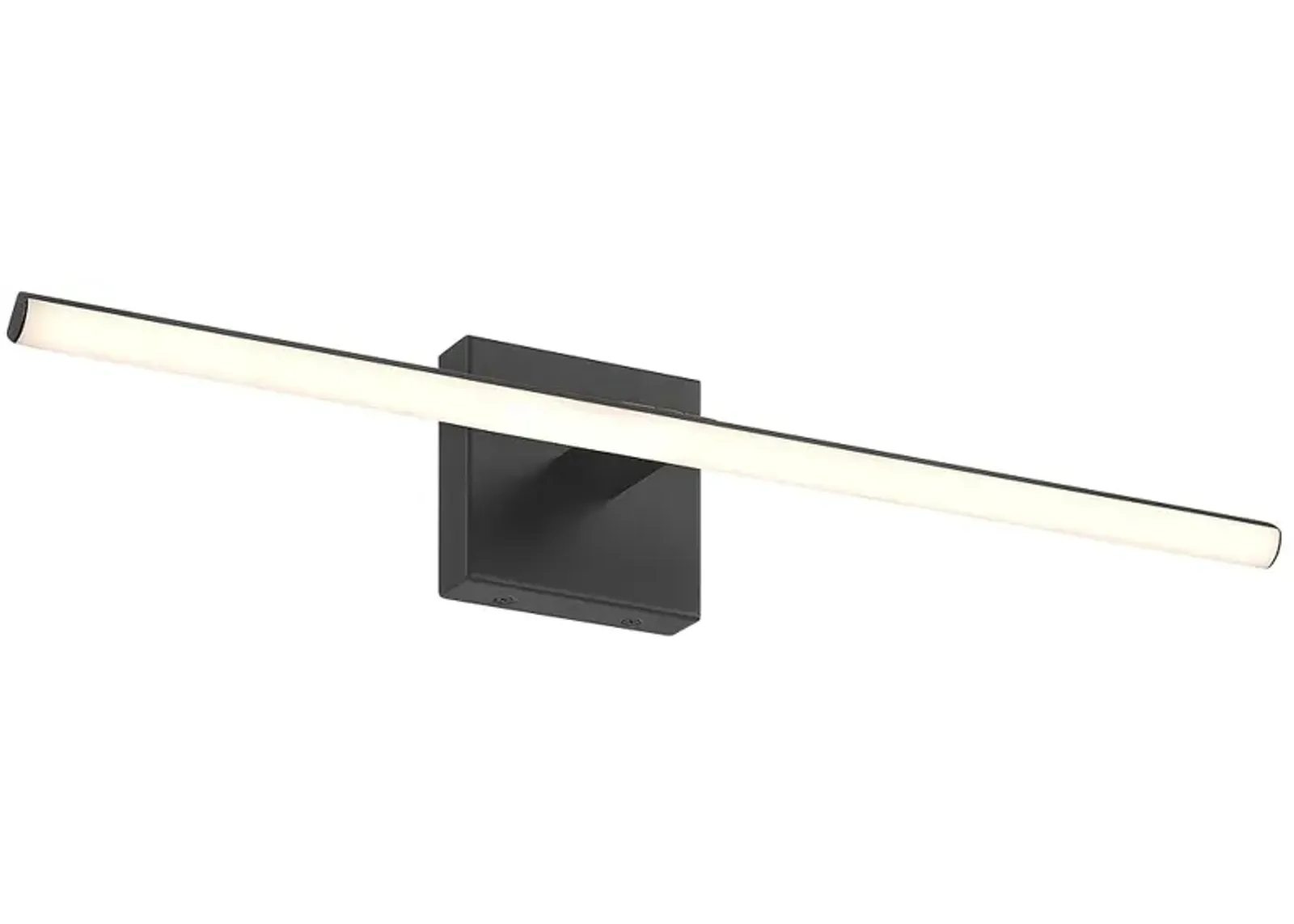 Possini Euro Lula 24" Wide Black LED Bath Light