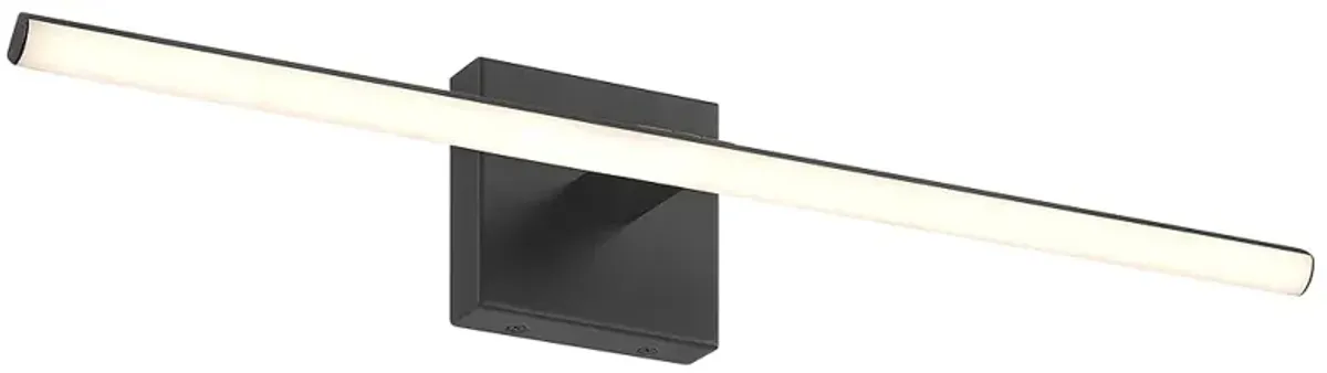 Possini Euro Lula 24" Wide Black LED Bath Light