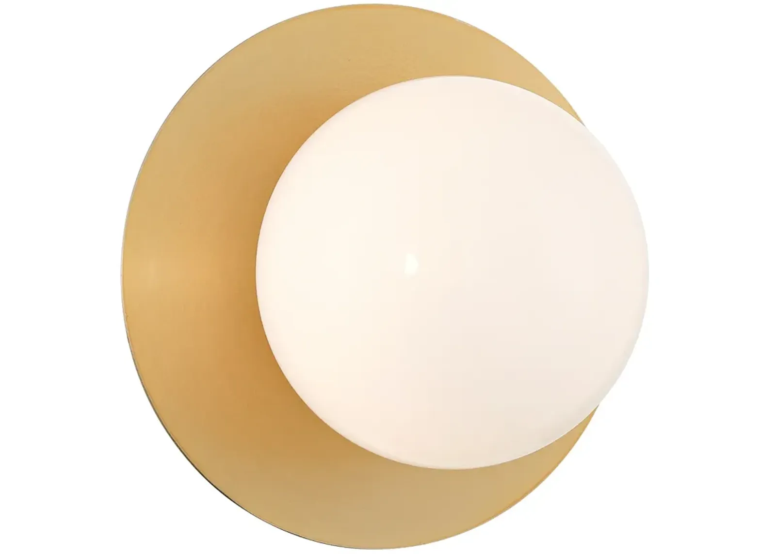 Kenna 6 3/4" High Warm Brass Wall Sconce