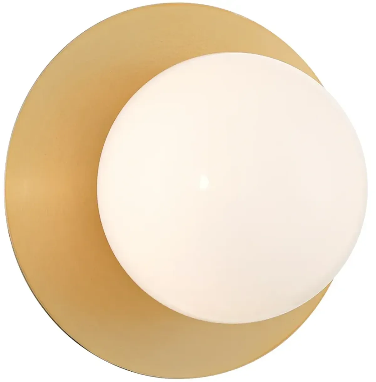 Kenna 6 3/4" High Warm Brass Wall Sconce