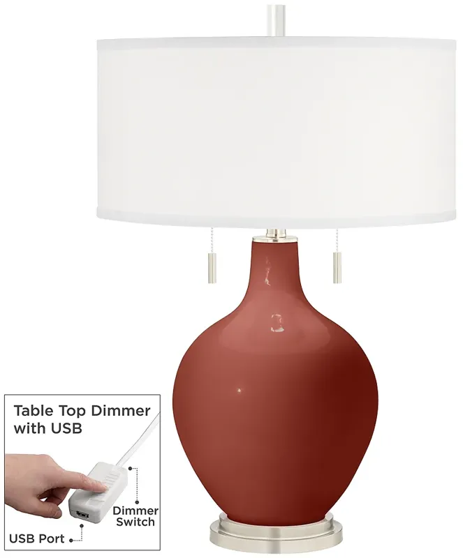 Madeira Toby Table Lamp with Dimmer