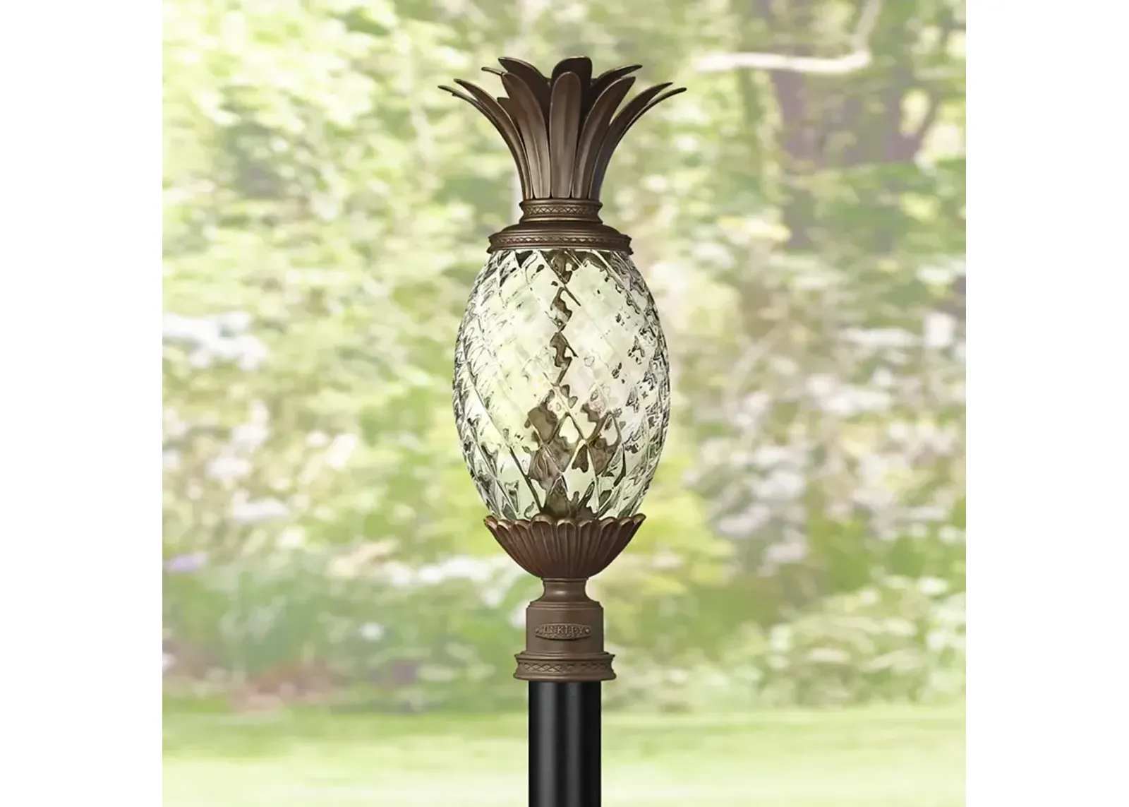 Hinkley Plantation 25" High Copper Bronze Outdoor Post Light