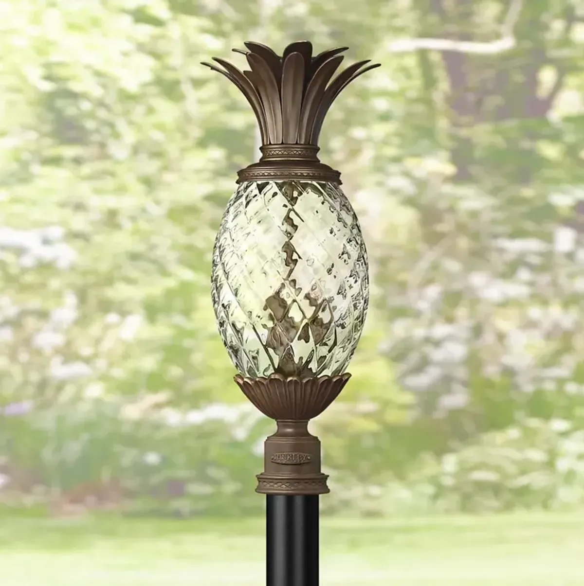 Hinkley Plantation 25" High Copper Bronze Outdoor Post Light