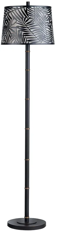 Crestview Collection Biscayne Metal Floor Lamp