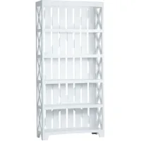Crestview Collection Slat Back Bookcase