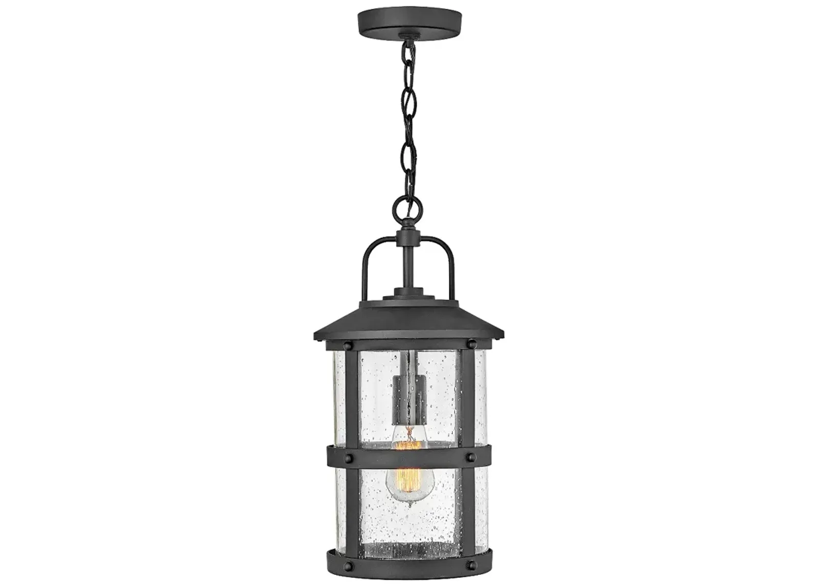 Hinkley Lakehouse 17 3/4" High Black Outdoor Hanging Light