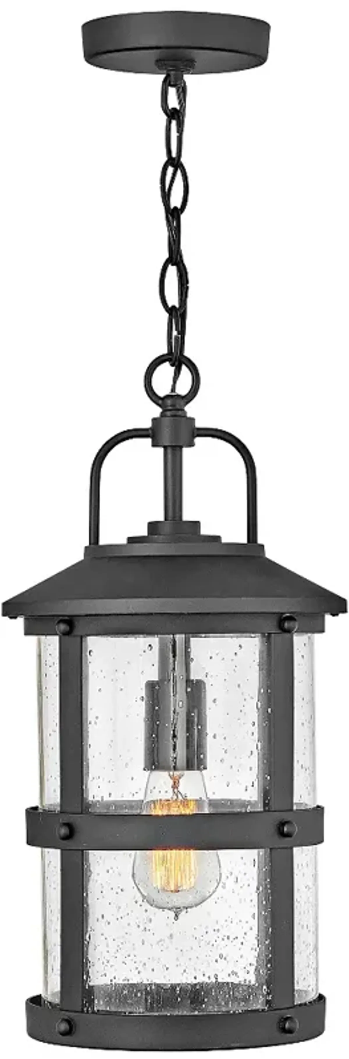 Hinkley Lakehouse 17 3/4" High Black Outdoor Hanging Light