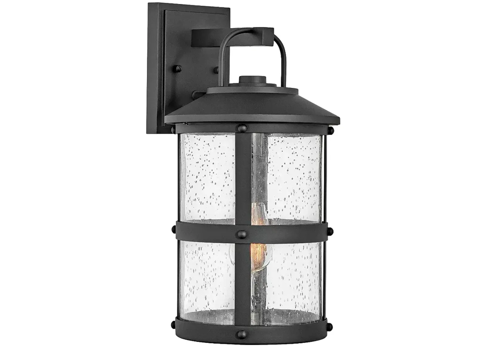 Hinkley Lakehouse 17 1/4" High Black Outdoor Wall Light