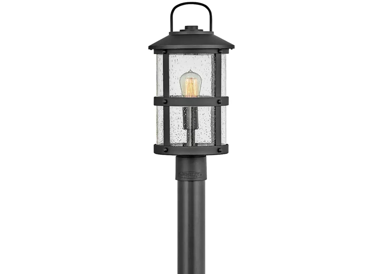 Hinkley Lakehouse 18 3/4" High Black Outdoor Post Light