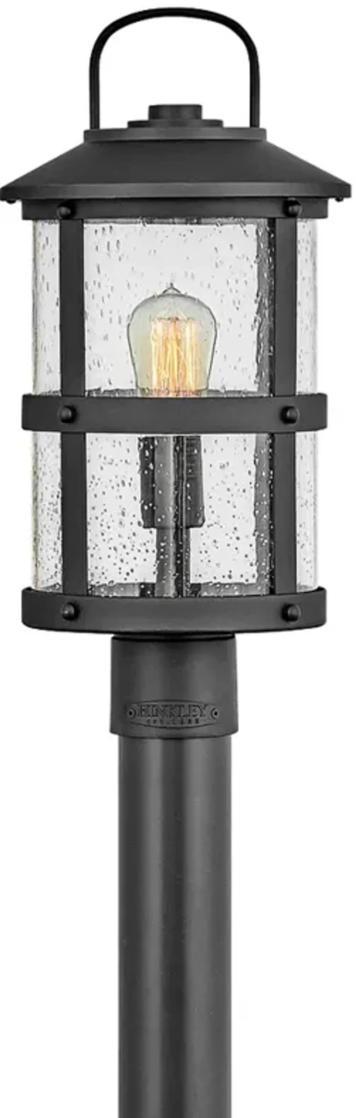 Hinkley Lakehouse 18 3/4" High Black Outdoor Post Light