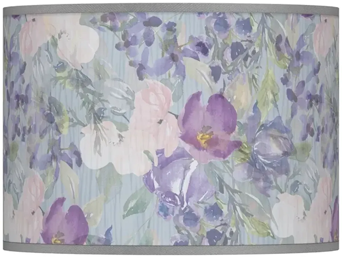 Spring Flowers Giclee Lamp Shade 13.5x13.5x10 (Spider)