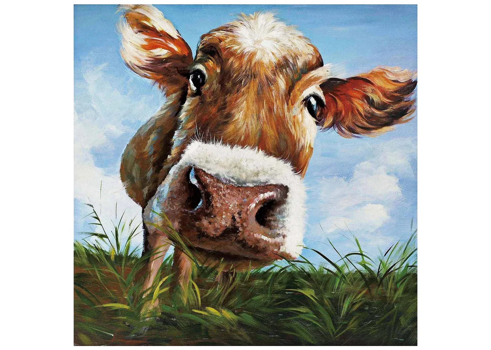 Crestview Collection Hello 39 1/2" Square Canvas Wall Art