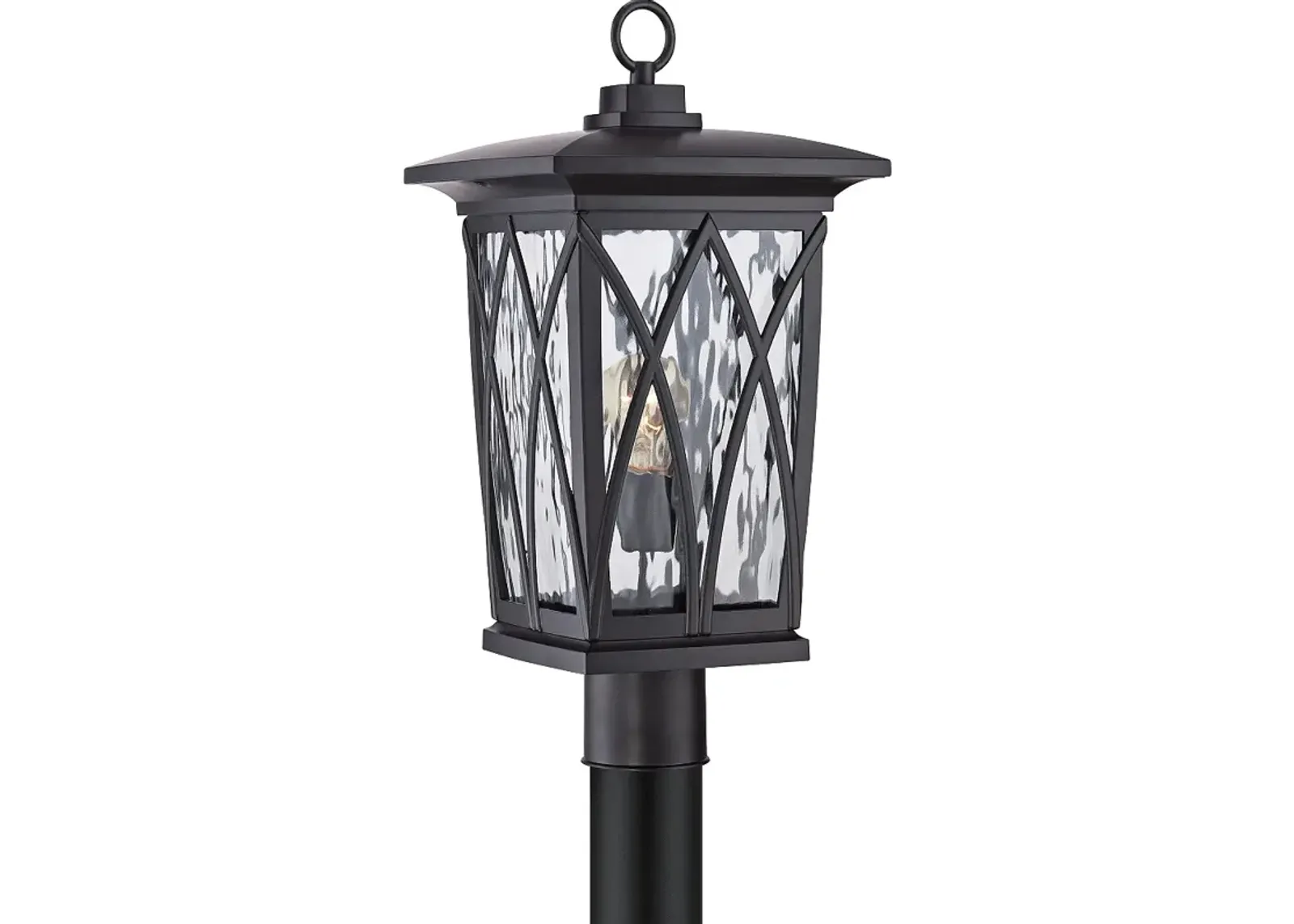 Quoizel Grover 20 1/2" High Mystic Black Outdoor Post Light