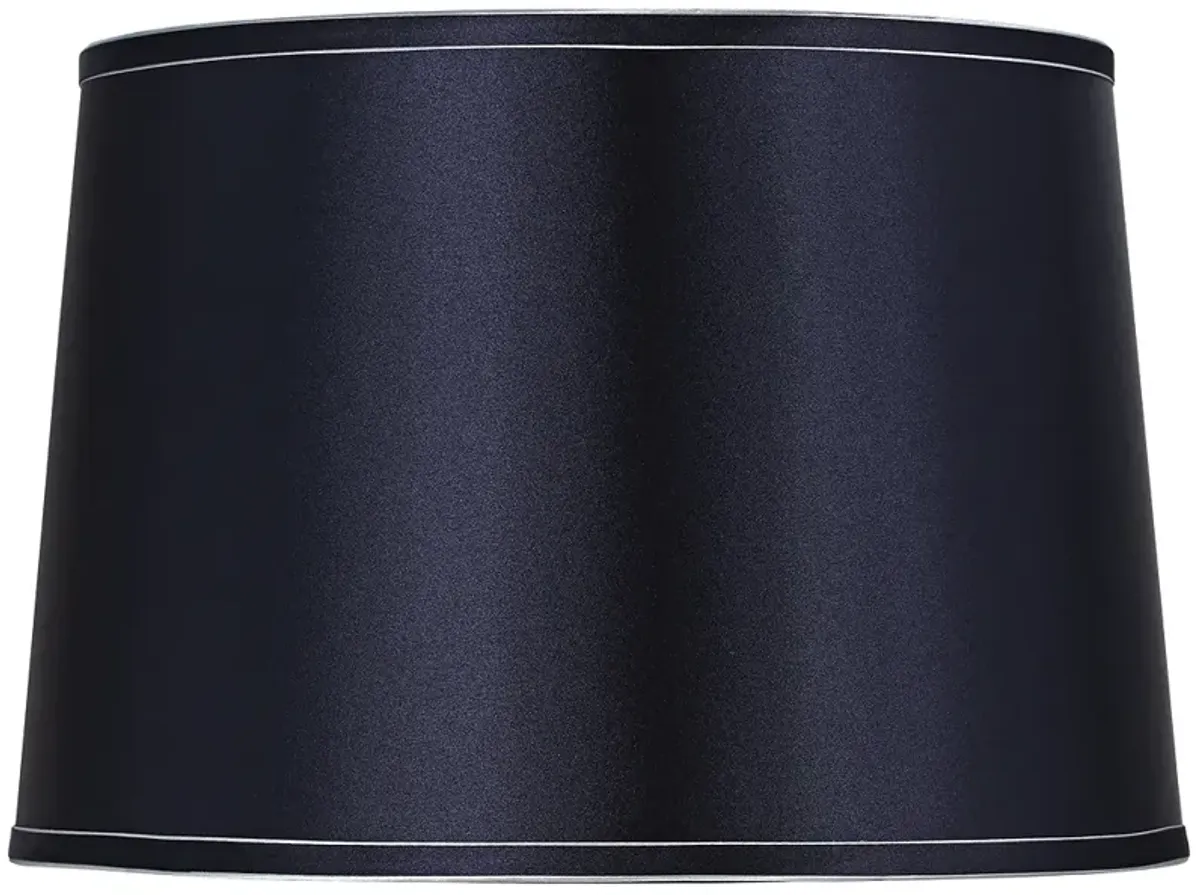 Springcrest Sydnee Navy with Silver Trim Drum Shade 14x16x11 (Spider)