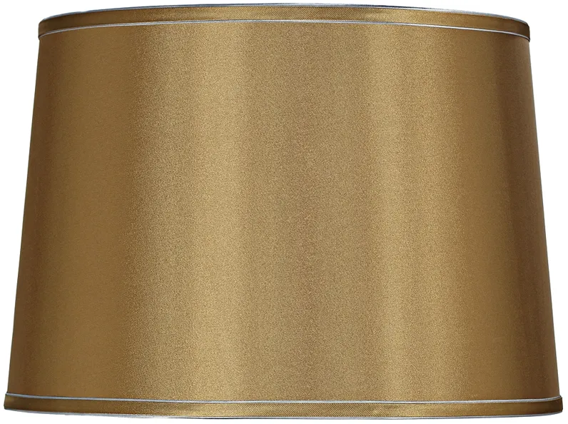 Sydnee Gold with Silver Trim Drum Shade 14x16x11 (Spider)