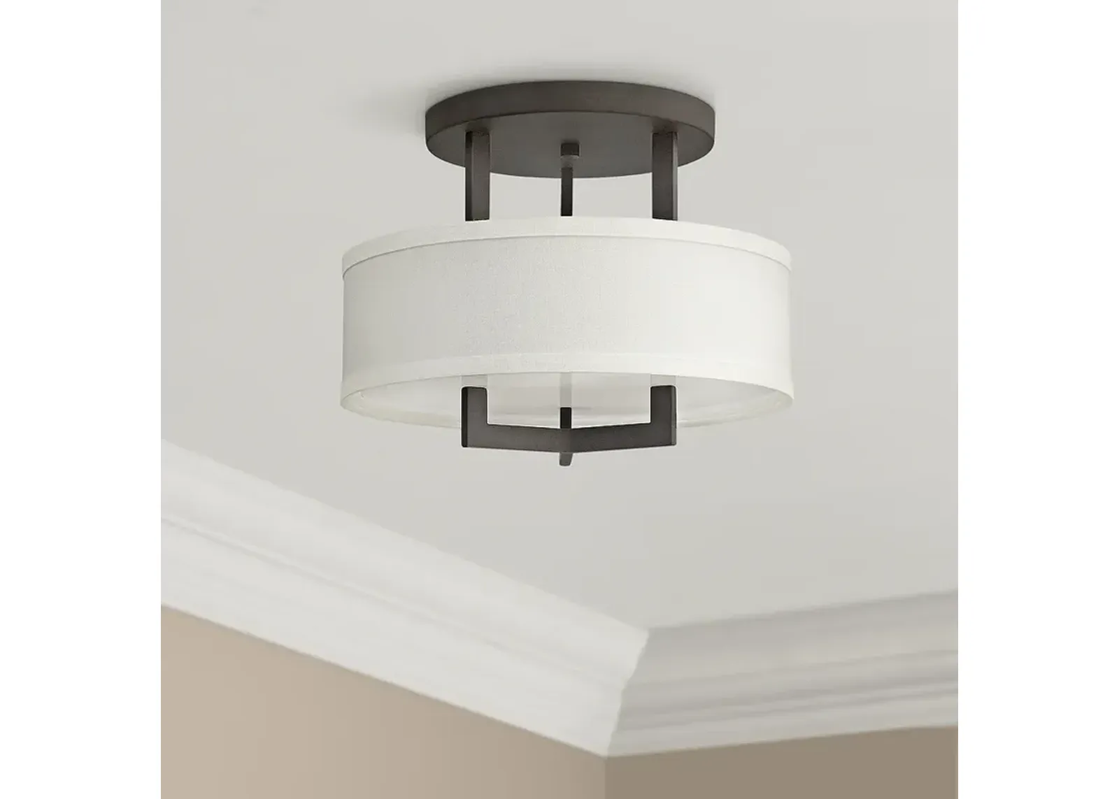 Hinkley Hampton 15" Wide Buckeye Bronze Ceiling Light