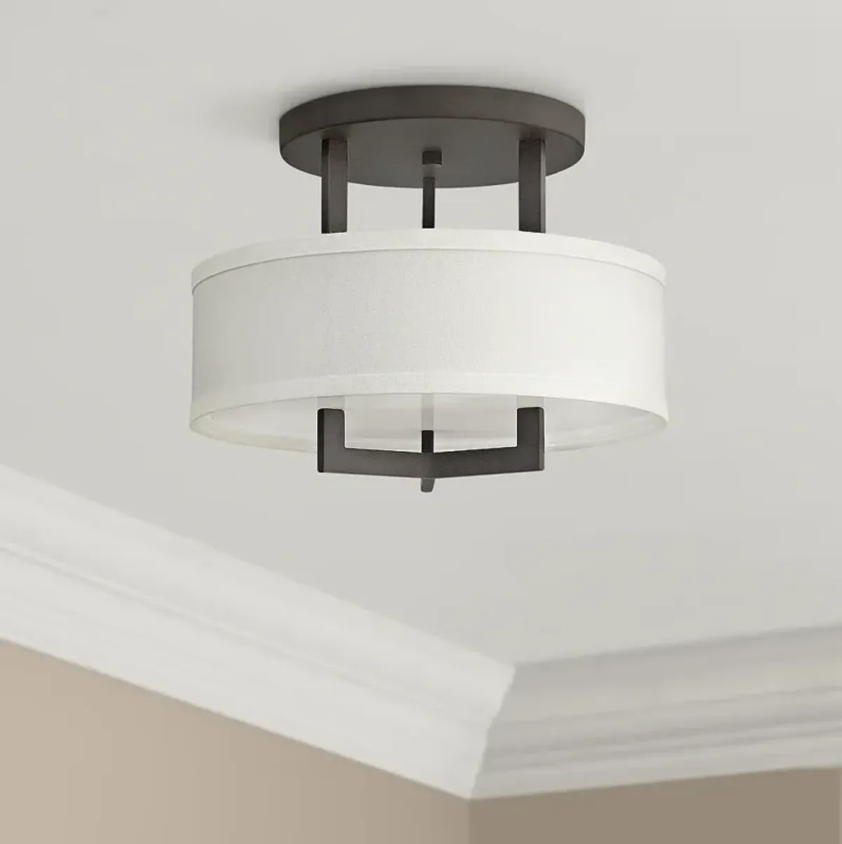 Hinkley Hampton 15" Wide Buckeye Bronze Ceiling Light