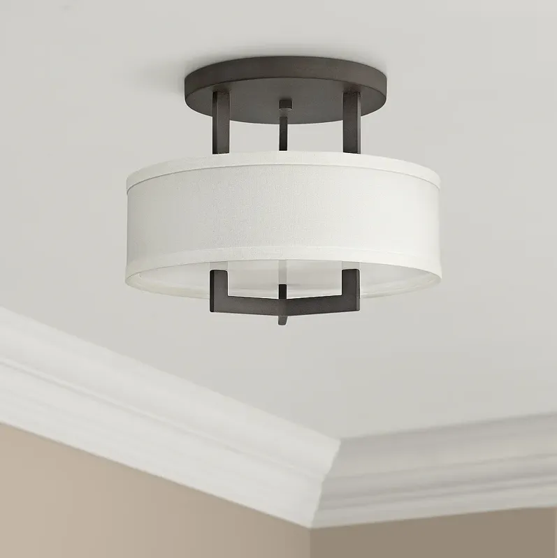 Hinkley Hampton 15" Wide Buckeye Bronze Ceiling Light