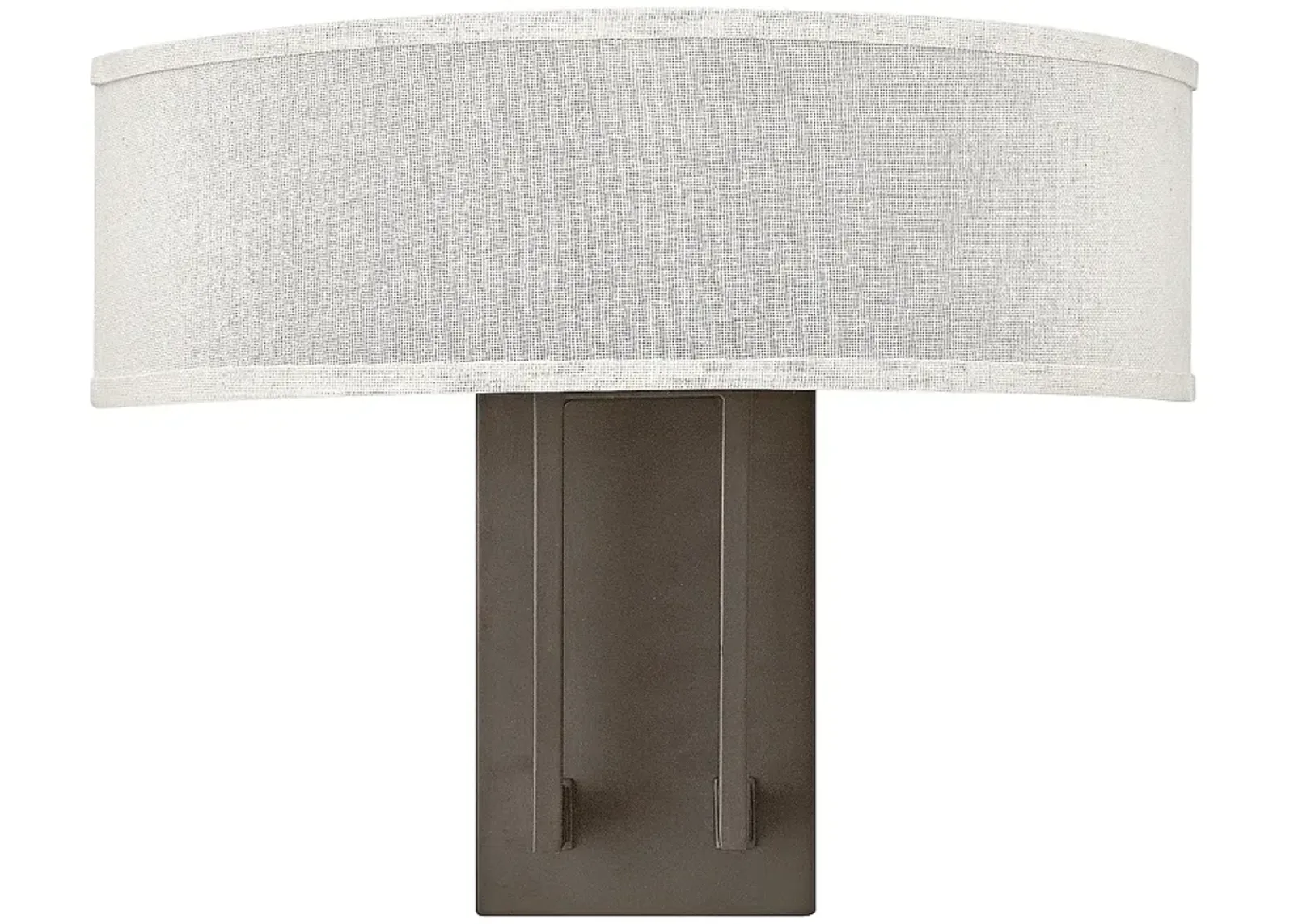 Hampton 12" High Buckeye Bronze Modern Wall Sconce