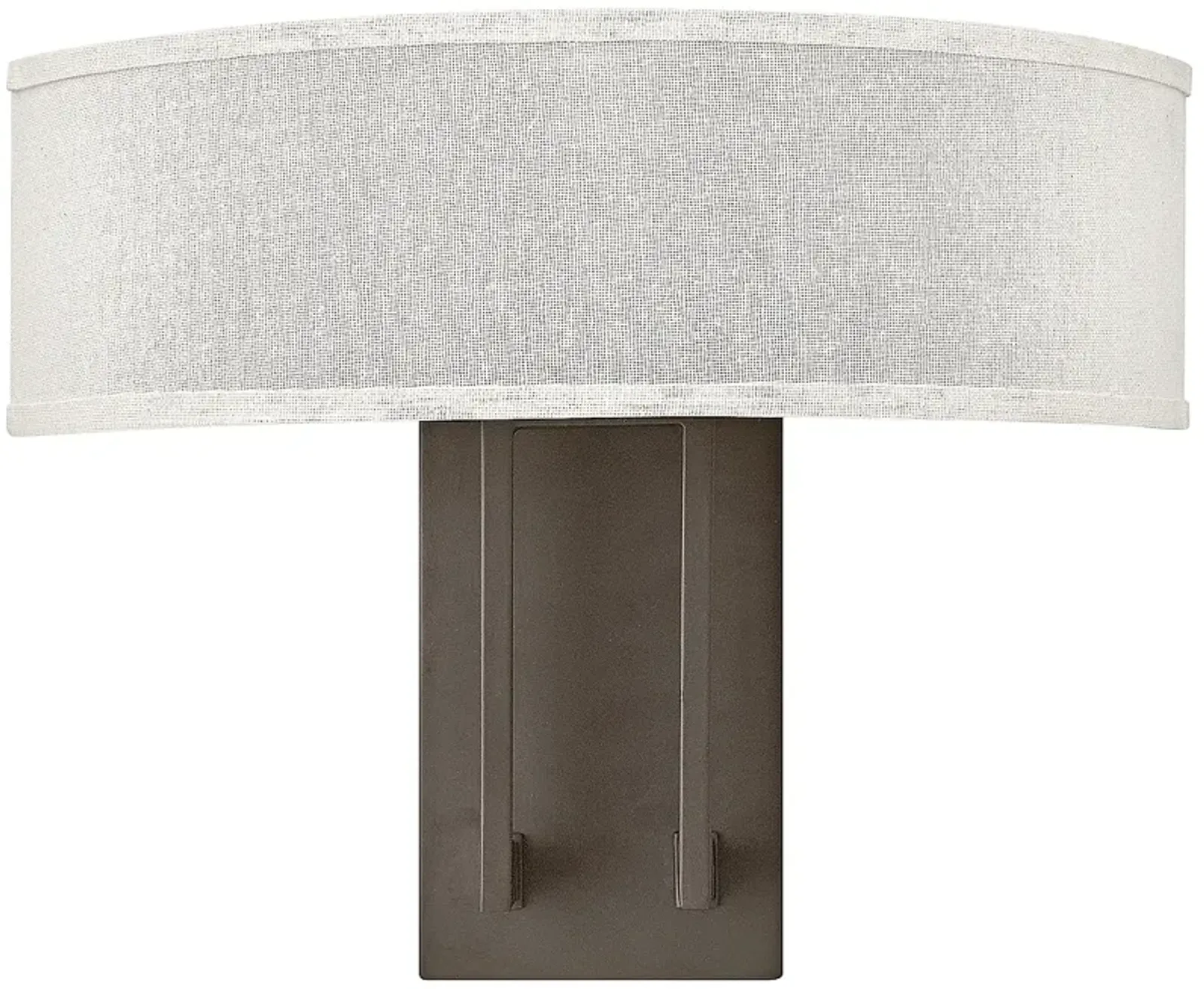 Hampton 12" High Buckeye Bronze Modern Wall Sconce