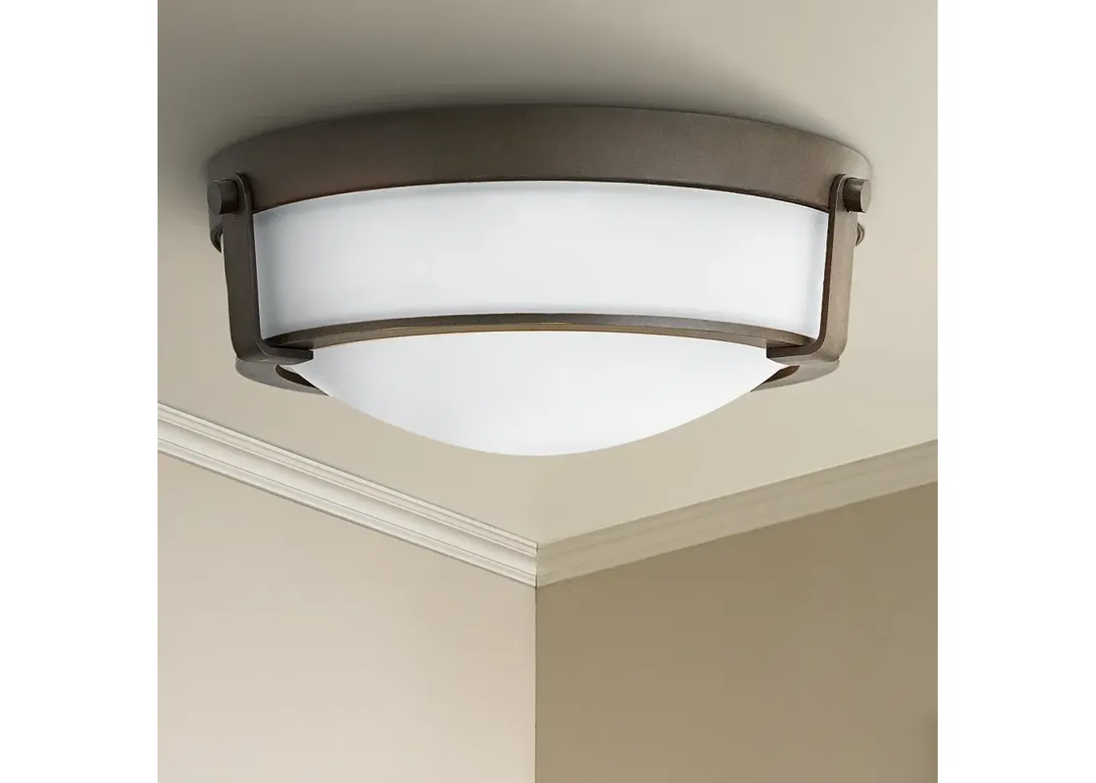 Hinkley Hathaway 16"W Olde Bronze Ceiling Light