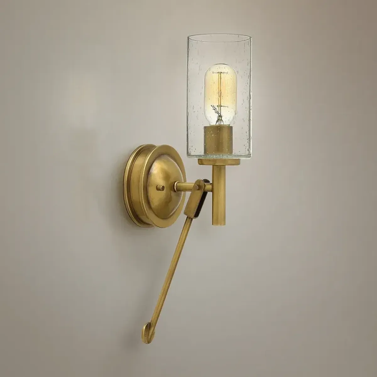 Hinkley Collier 17" High Heritage Brass Wall Sconce