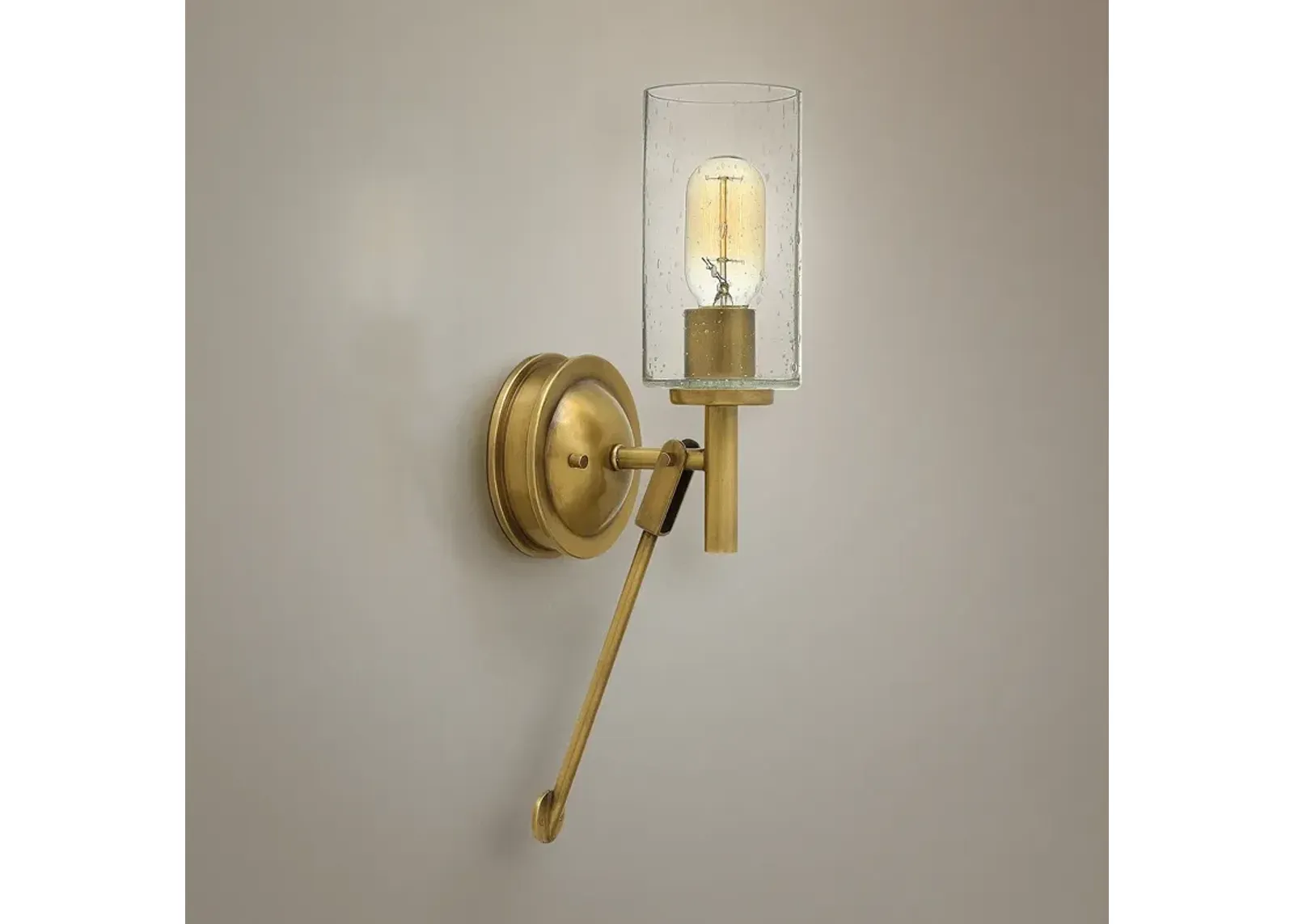 Hinkley Collier 17" High Heritage Brass Wall Sconce