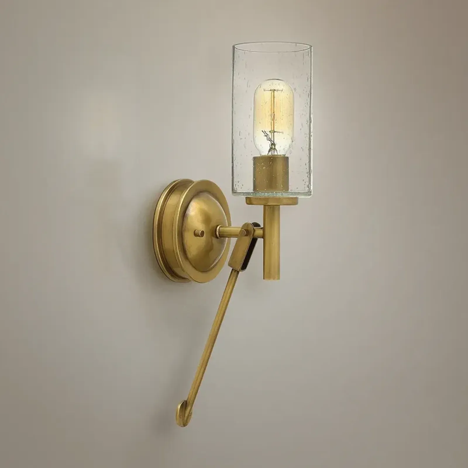 Hinkley Collier 17" High Heritage Brass Wall Sconce