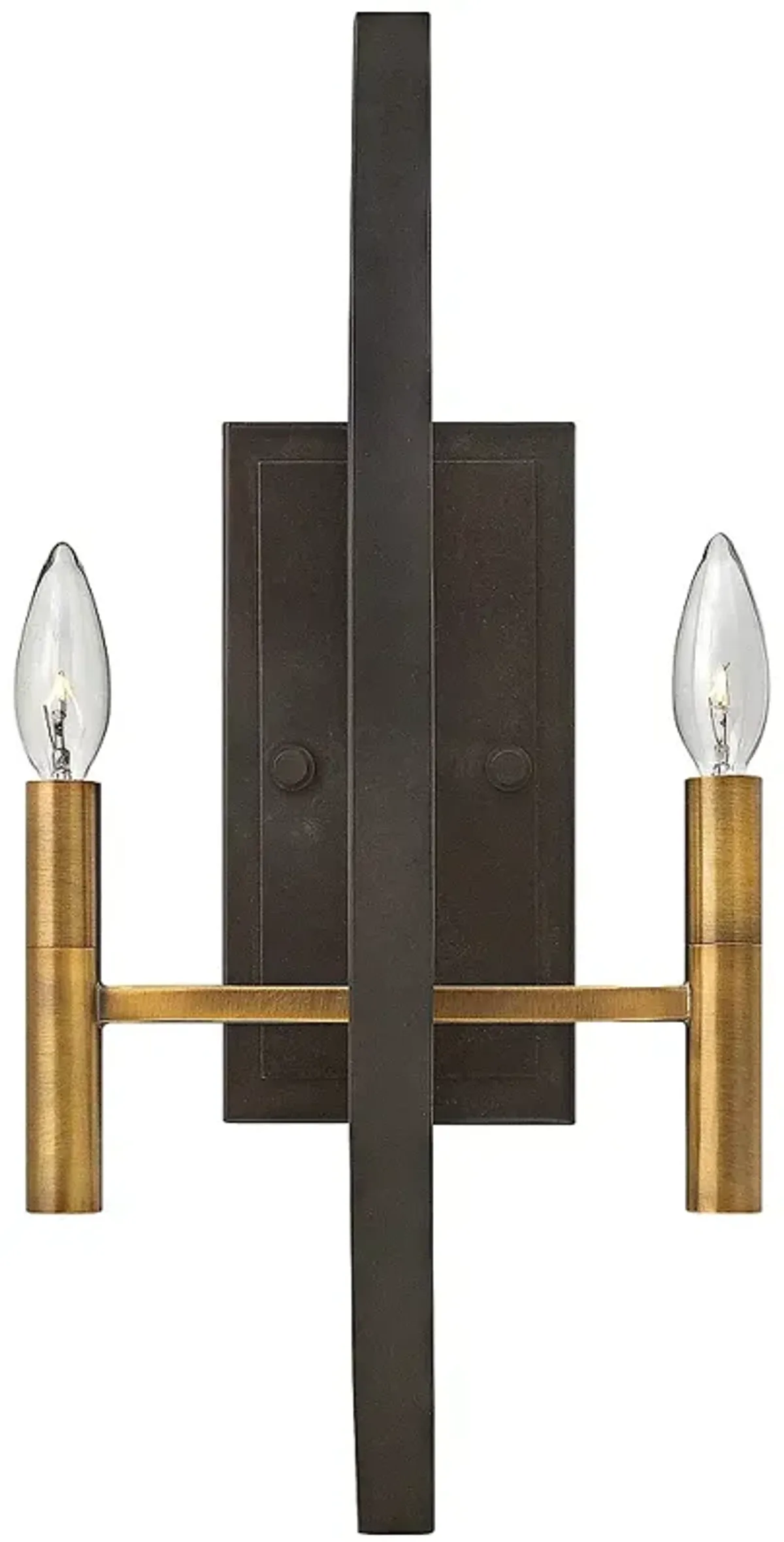 Hinkley Euclid 20" High Spanish Bronze 2-Light Wall Sconce