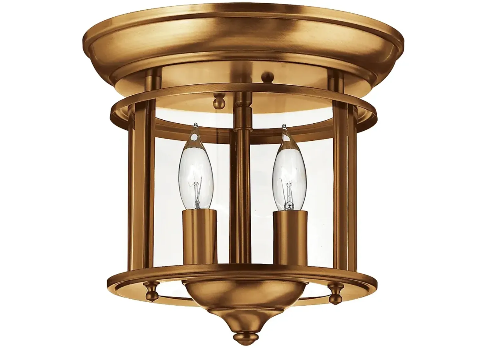 Hinkley Gentry 9 1/2" Wide Heirloom Brass Ceiling Light